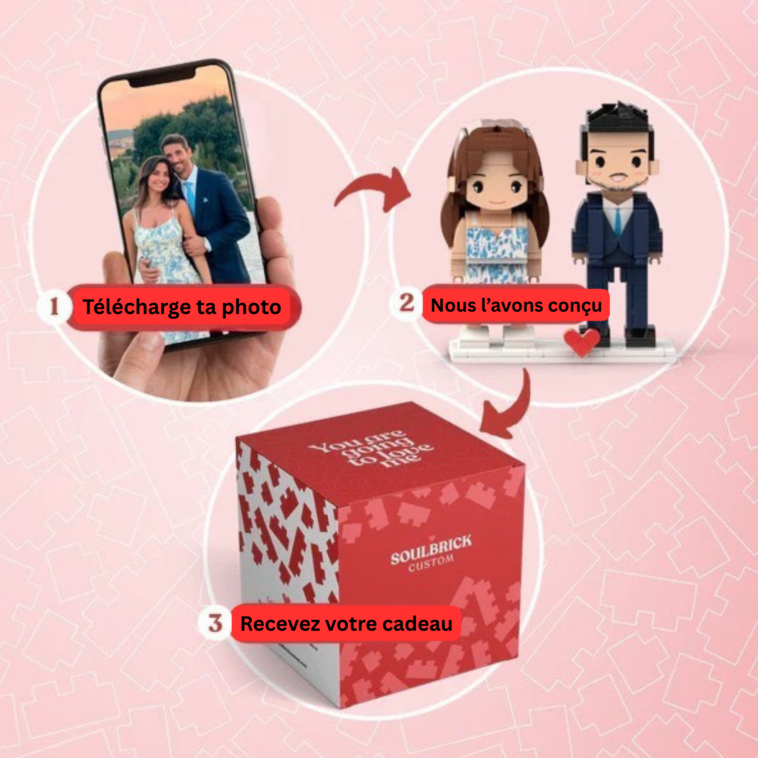 Briksy – Set personnalisé : choisis 1, 2, 3 ou 4 figurines